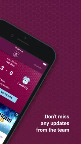 Game screenshot Official Burnley FC App apk
