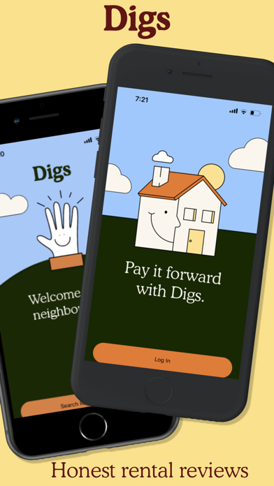 Digs Reviews Screenshot