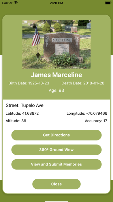 Island Pond Cemetery Screenshot
