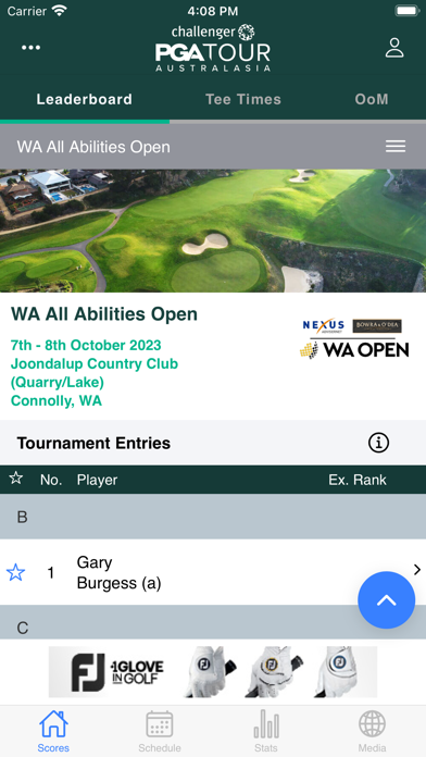 PGA Tour of Australasia Screenshot