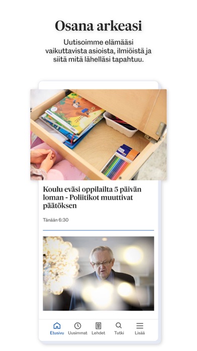 Etelä-Suomen Sanomat Screenshot