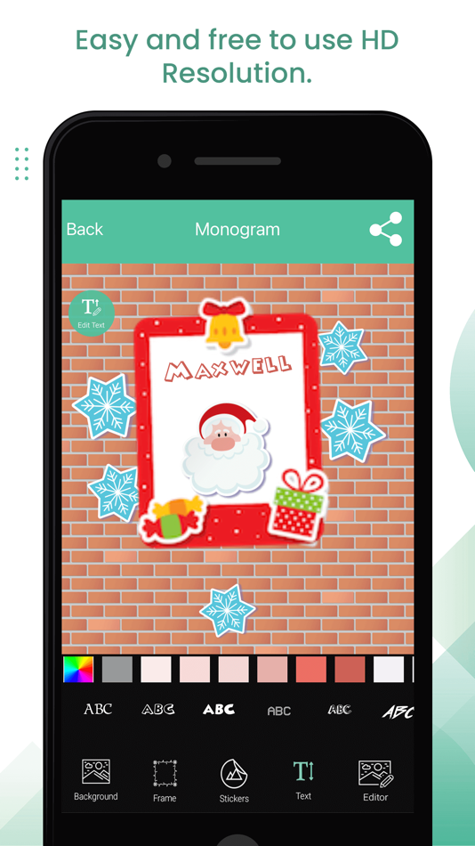 #2. Monogram Maker ! (iOS) 由: Sarojben Dhuliya