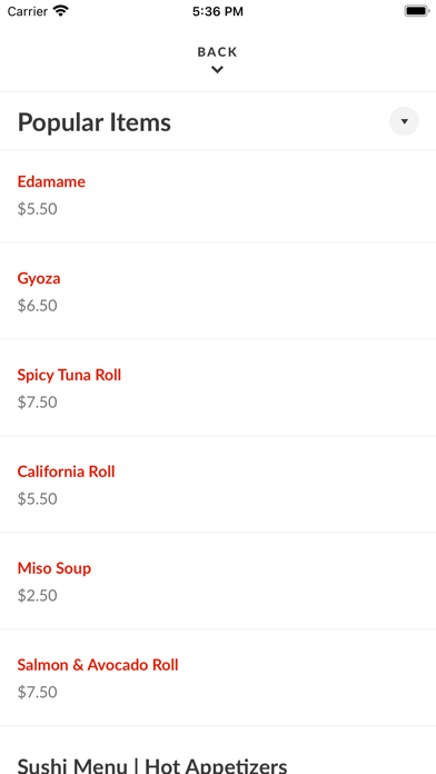 Sakura Japanese Restaurant NJ Screenshot