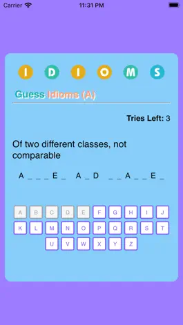 Game screenshot English Idiom Word Game hack