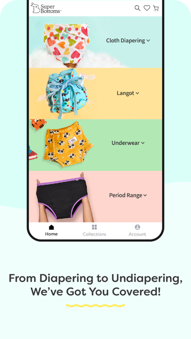 SuperBottoms Mom & Baby Store Screenshot