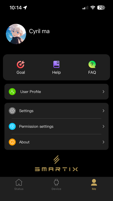 App screenshot