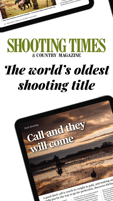 Shooting Times & Country Screenshot