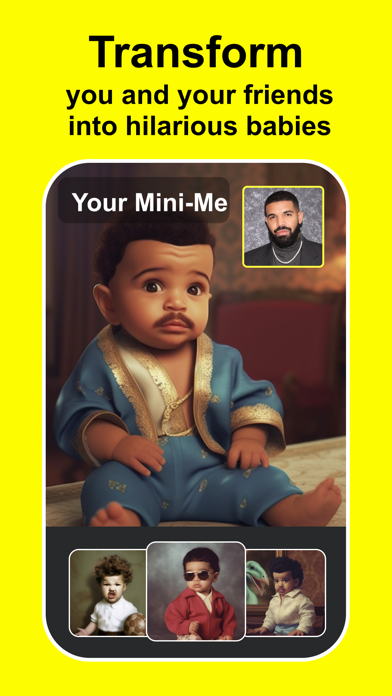 Screenshot #1 pour Mini Me: Funny Baby Maker