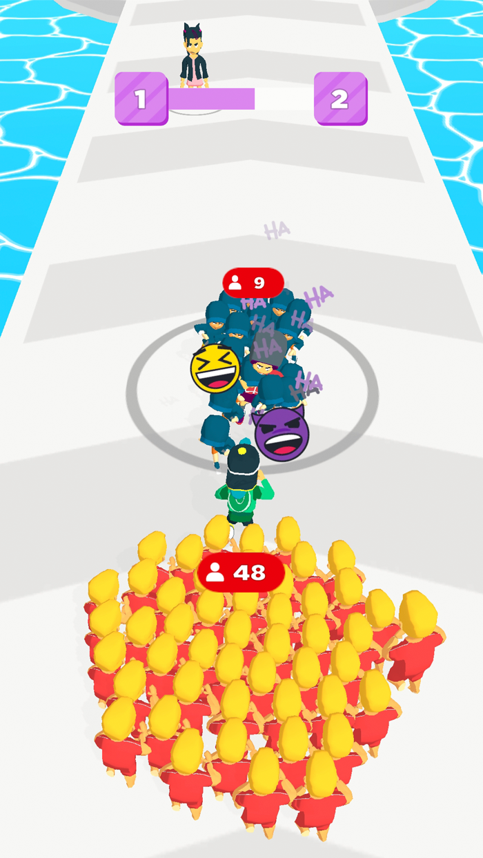 Bloger Run 3D Crowd Battle
