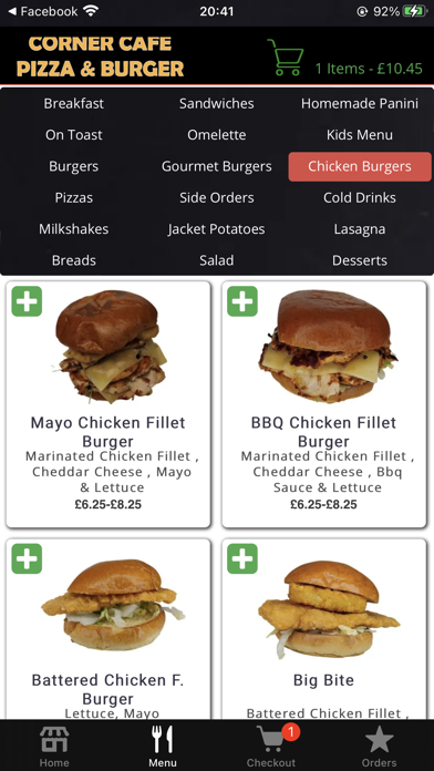Corner Cafe Pizza Burger Screenshot