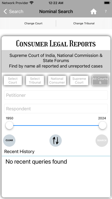 Consumer Legal Reports Screenshot