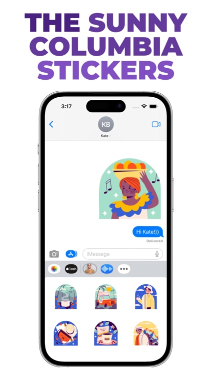 The Sunny Columbia stickers