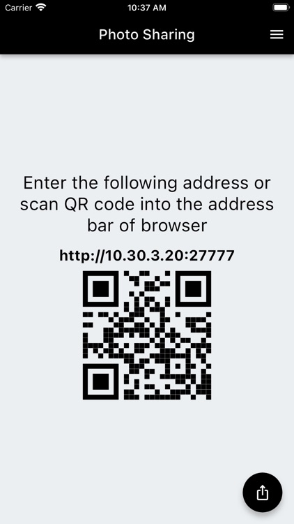 Wifi photo share transfer