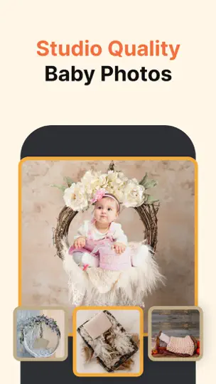 Capture d'écran de Miracle Éditeur De Photos Bébé sur iPhone 7