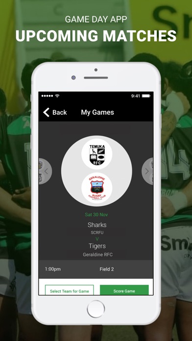 South Canterbury Rugby Union Screenshot