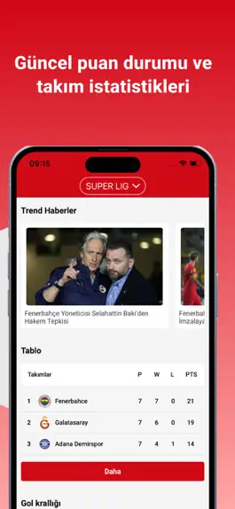 Game screenshot Super Lig Canlı Skor mod apk