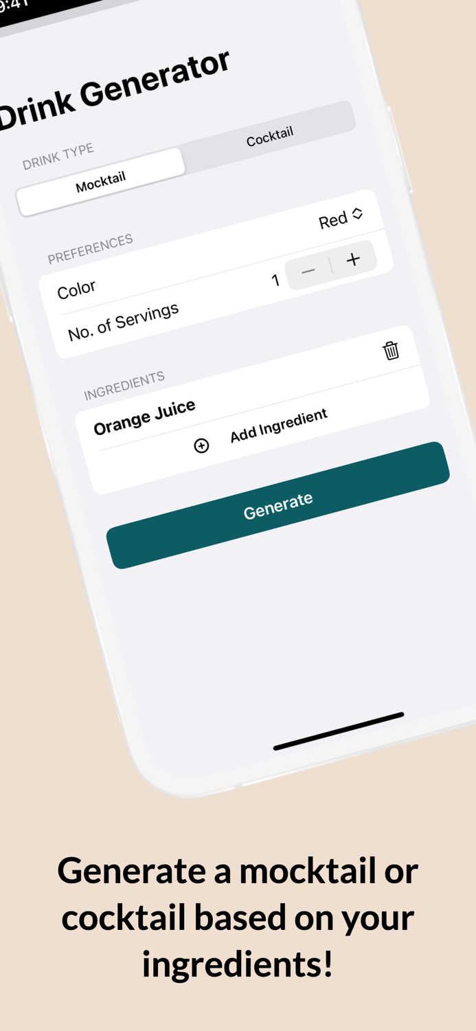 Cocktail and Mocktail Recipes