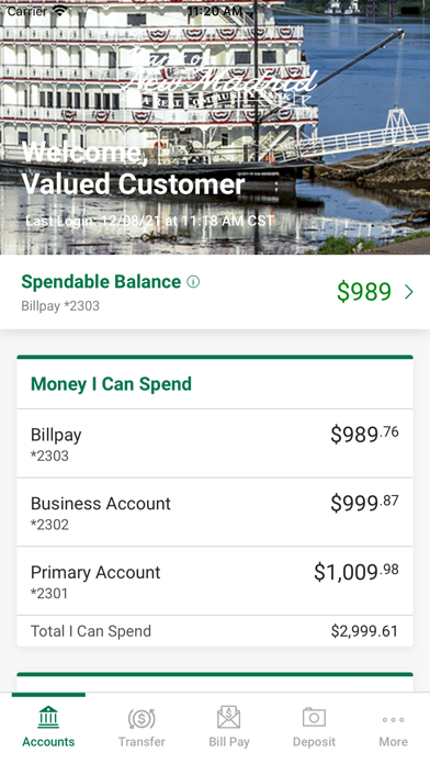 Bank of New Madrid Mobile Screenshot