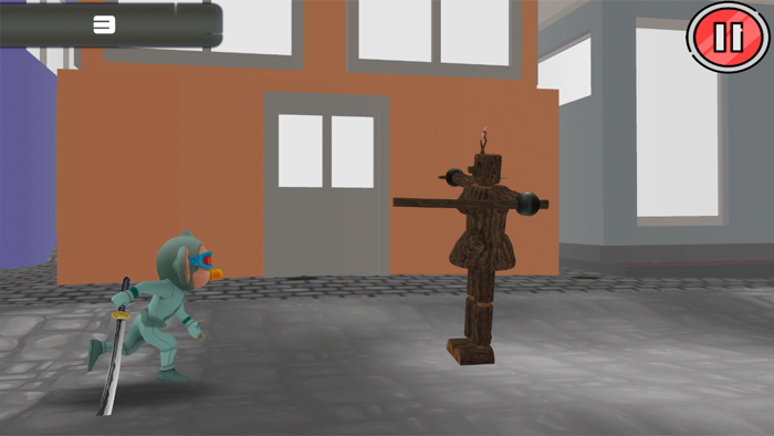 Running ninja monkey fighter