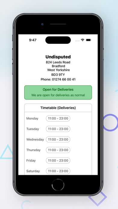 App screenshot