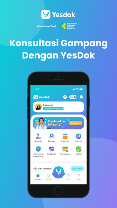 Yesdok – Doctor Consultation Screenshot