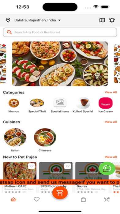 Pet Pujaa -  Food Delivery App Screenshot