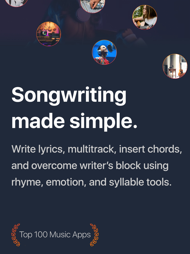 ‎Songwriter Pro: Lyric Studio Screenshot