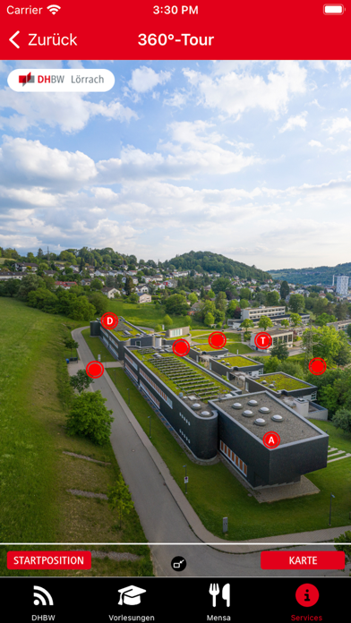 DHBW Lörrach Campus App Screenshot