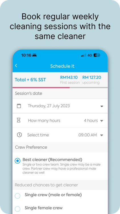 Maideasy - Book a cleaner now screenshot-4