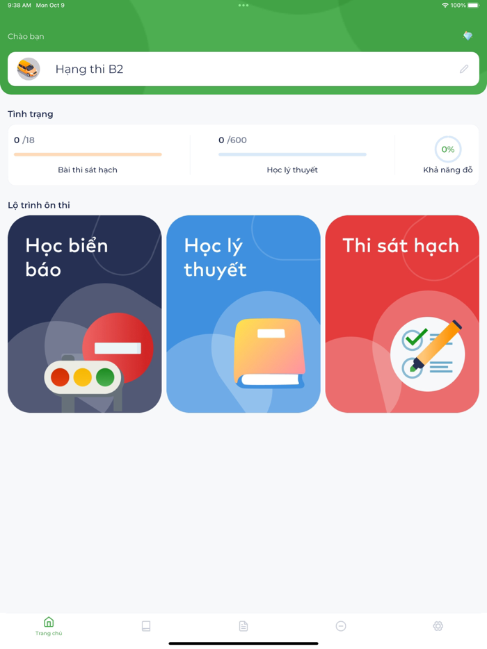 Ôn thi GPLX mới nhất