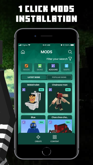 FNAF Mods for Minecraft PE Screenshot