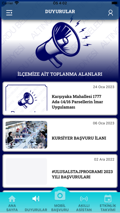 Altınordu Belediyesi Screenshot