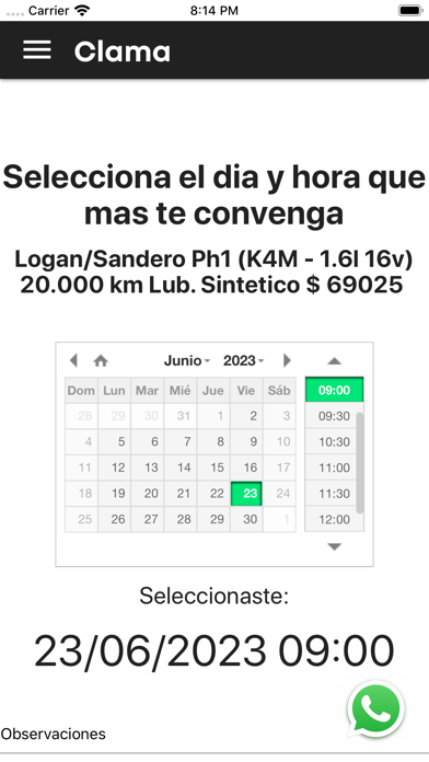 Clama S.A. Screenshot