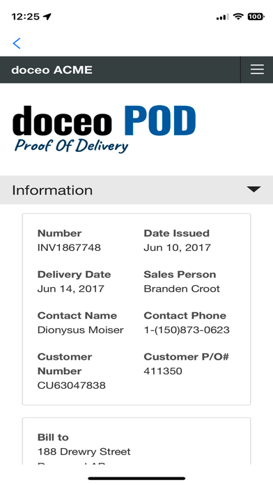 Screenshot #3 pour Doceo BioSign Forms