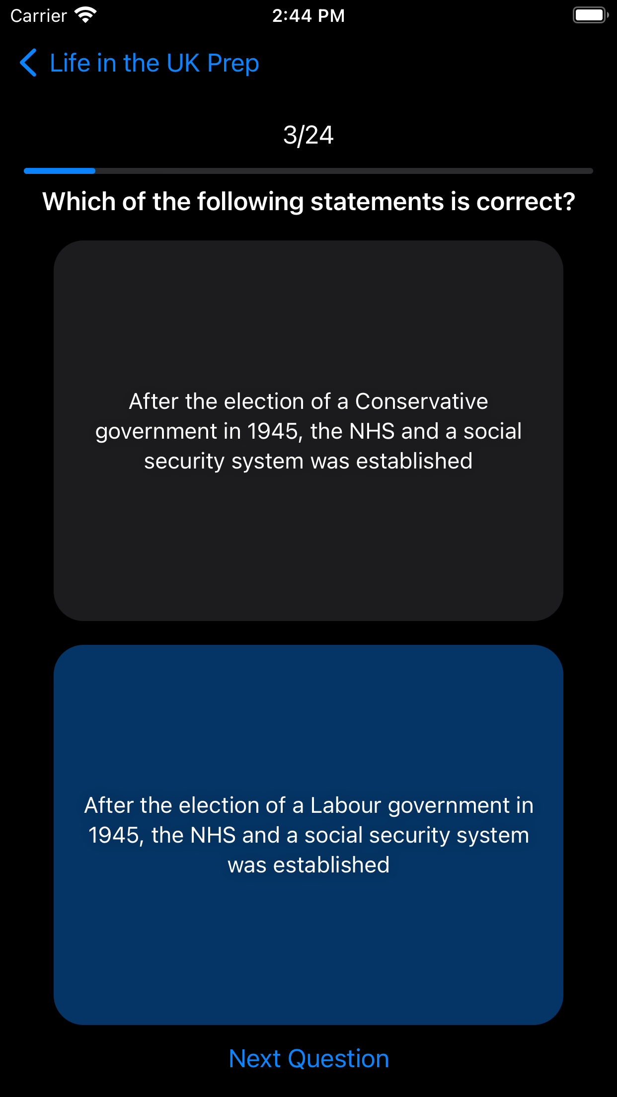 Life in the UK Study
