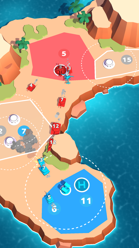 #3. Mini Wars 3D (iOS) 由: Volodymyr Delinskyi
