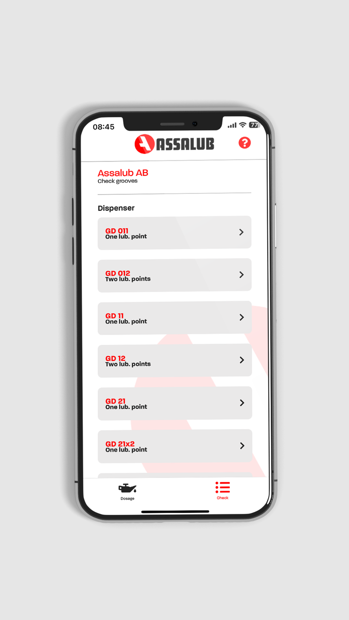 Assalub Grease Doser App