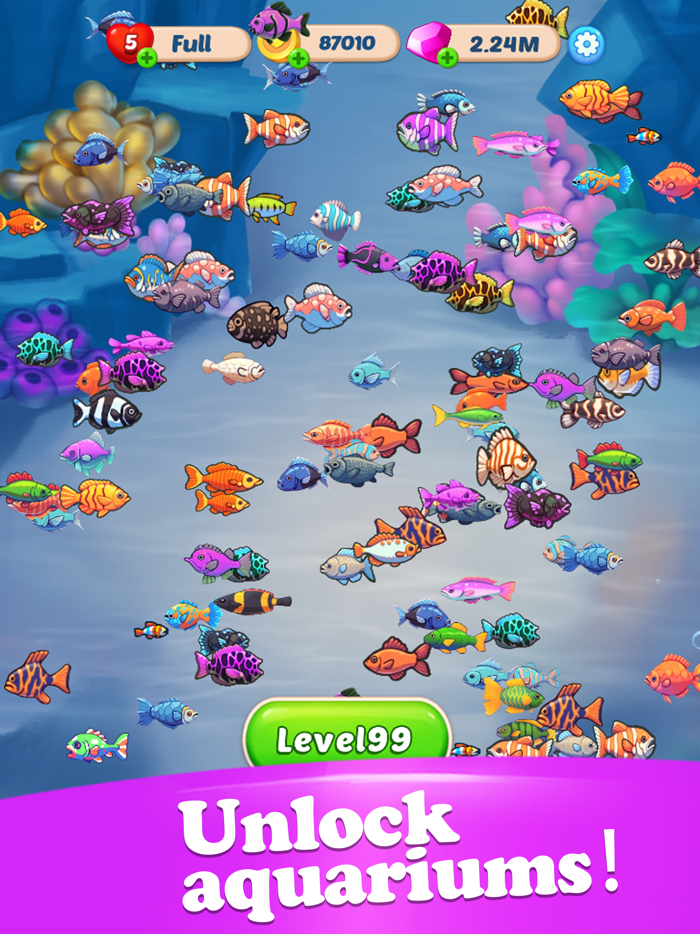 Aquarium Match 3Ocean Party