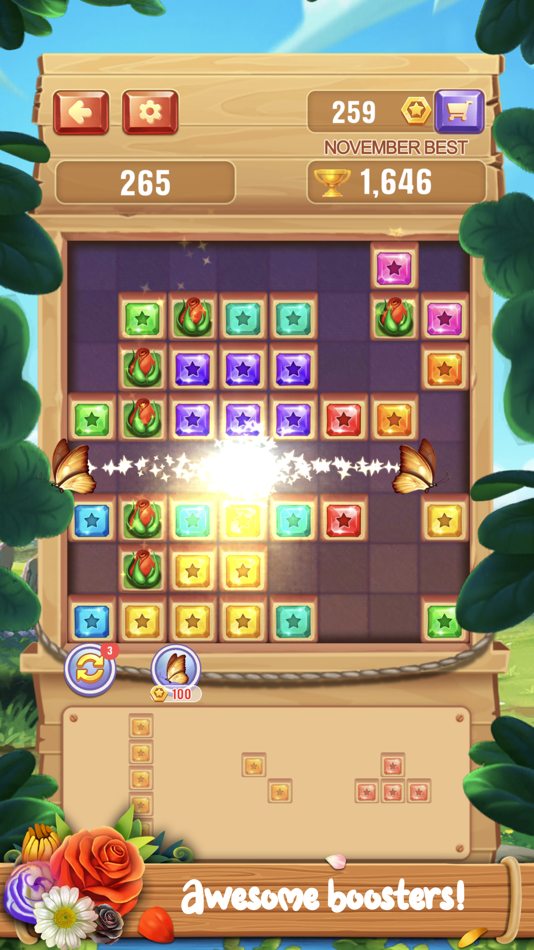 #3. Blossom Bud - Block Puzzle (iOS) 由: PHUNG DAI