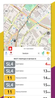 boston transit rt (mbta) iphone screenshot 3