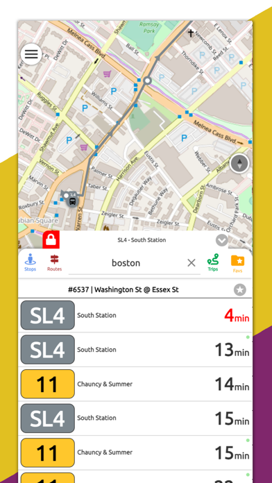 Boston Transit RT (MBTA) Screenshot