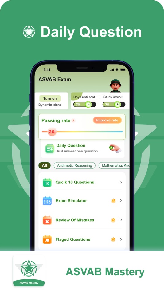 #2. ASVAB Practice Test 2025 prep (iOS) 由: Citizenship test , Ltd
