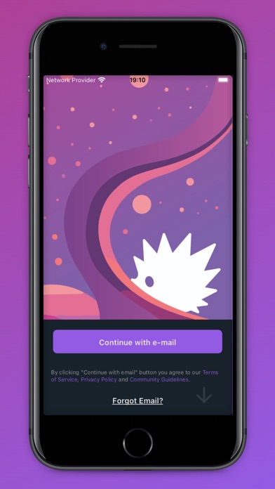 Hedgehog Social Screenshot
