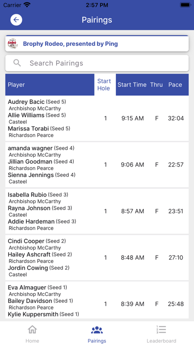 CIF-SJS Golf Screenshot