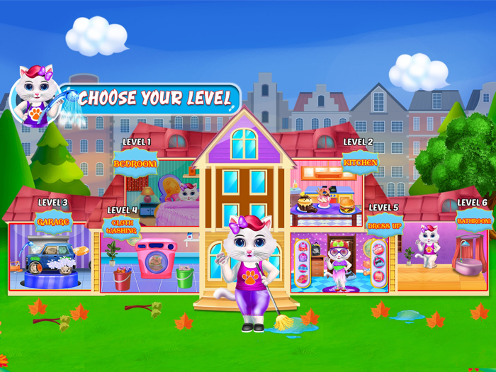 Kitty House Cleanup and Decorate