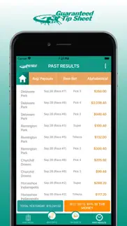 horse racing tip sheets iphone screenshot 4