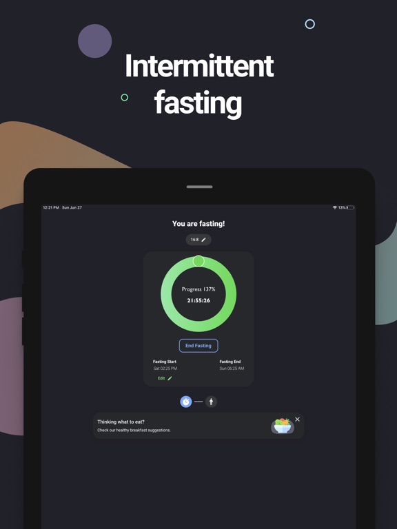 Screenshot #5 pour Stevy: Easy Fasting Tracker