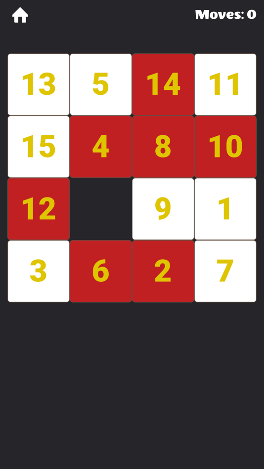 #2. Slide puzzle 15 and more (iOS) Podle: Gianluca Cisana