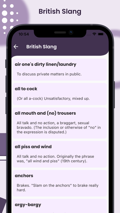 Idioms and Phrases - English Screenshot