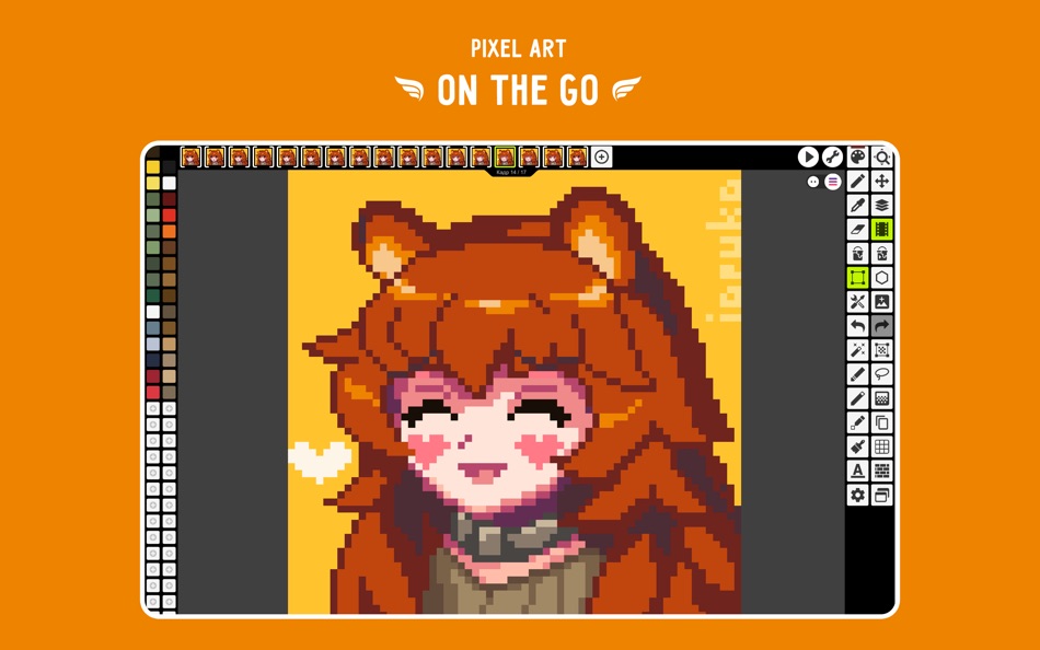 #1. Pixel Studio for pixel art (macOS) 由: Farida Yarullina